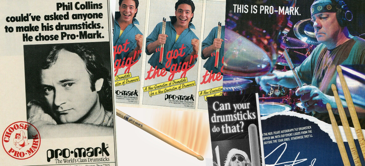 ProMark drumsticks through the years