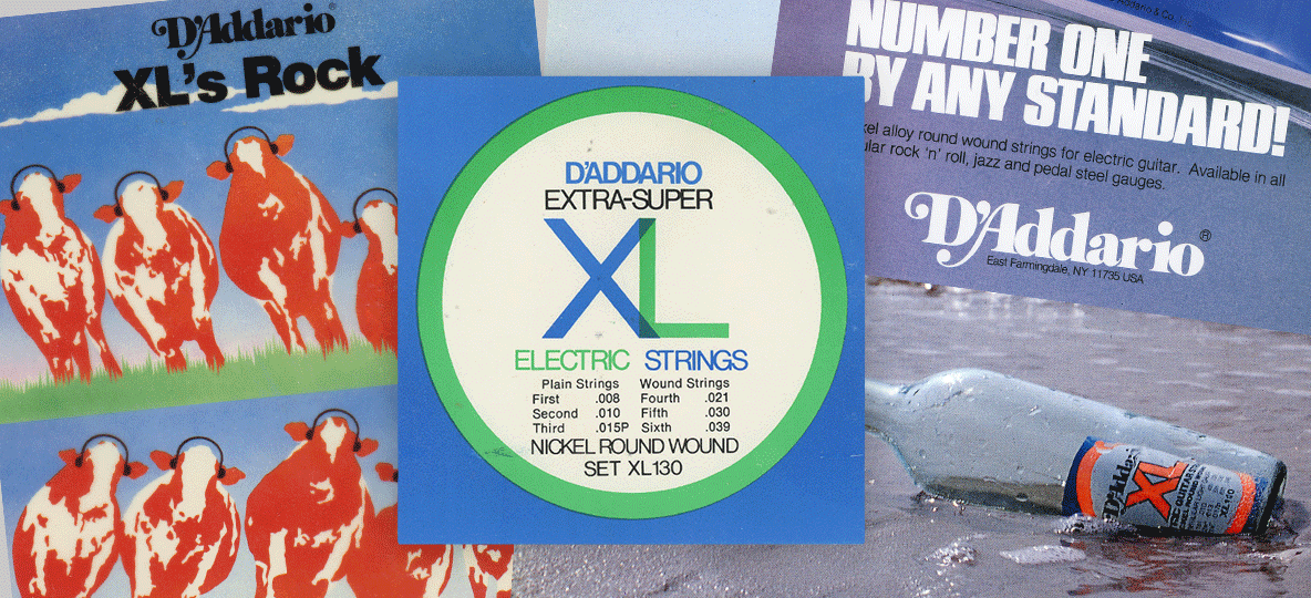 XL String packaging through the years