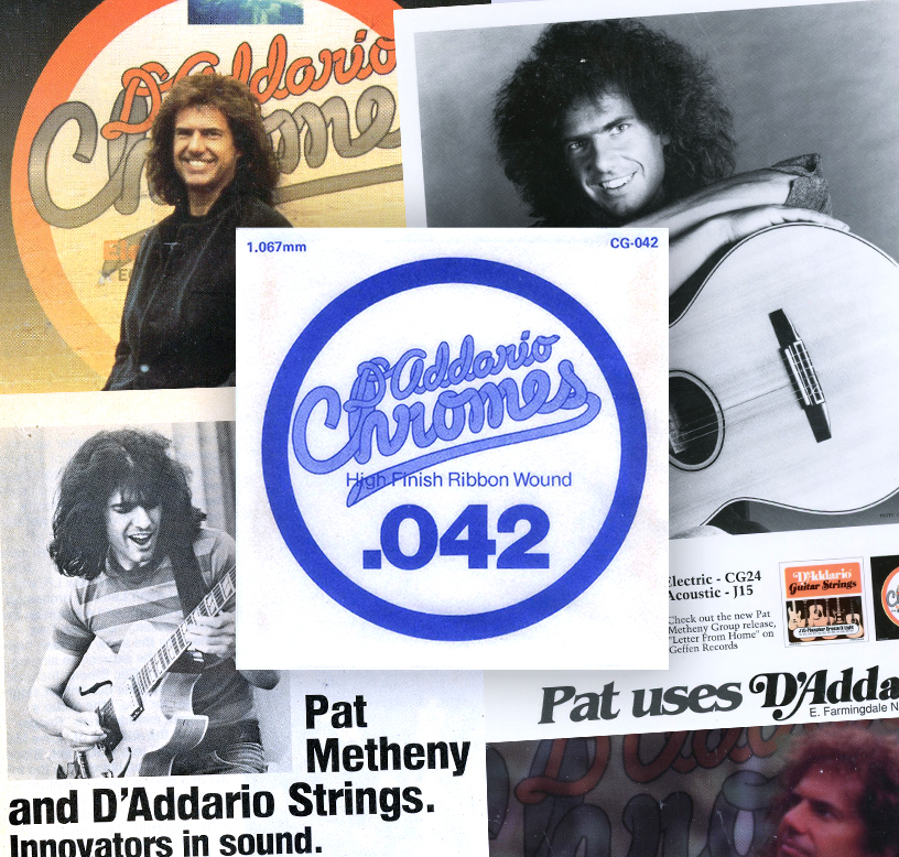 XL chromes String packaging through the years