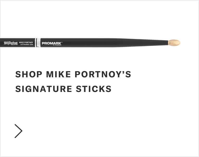Mike Portnoy Sticks Mobile Banner