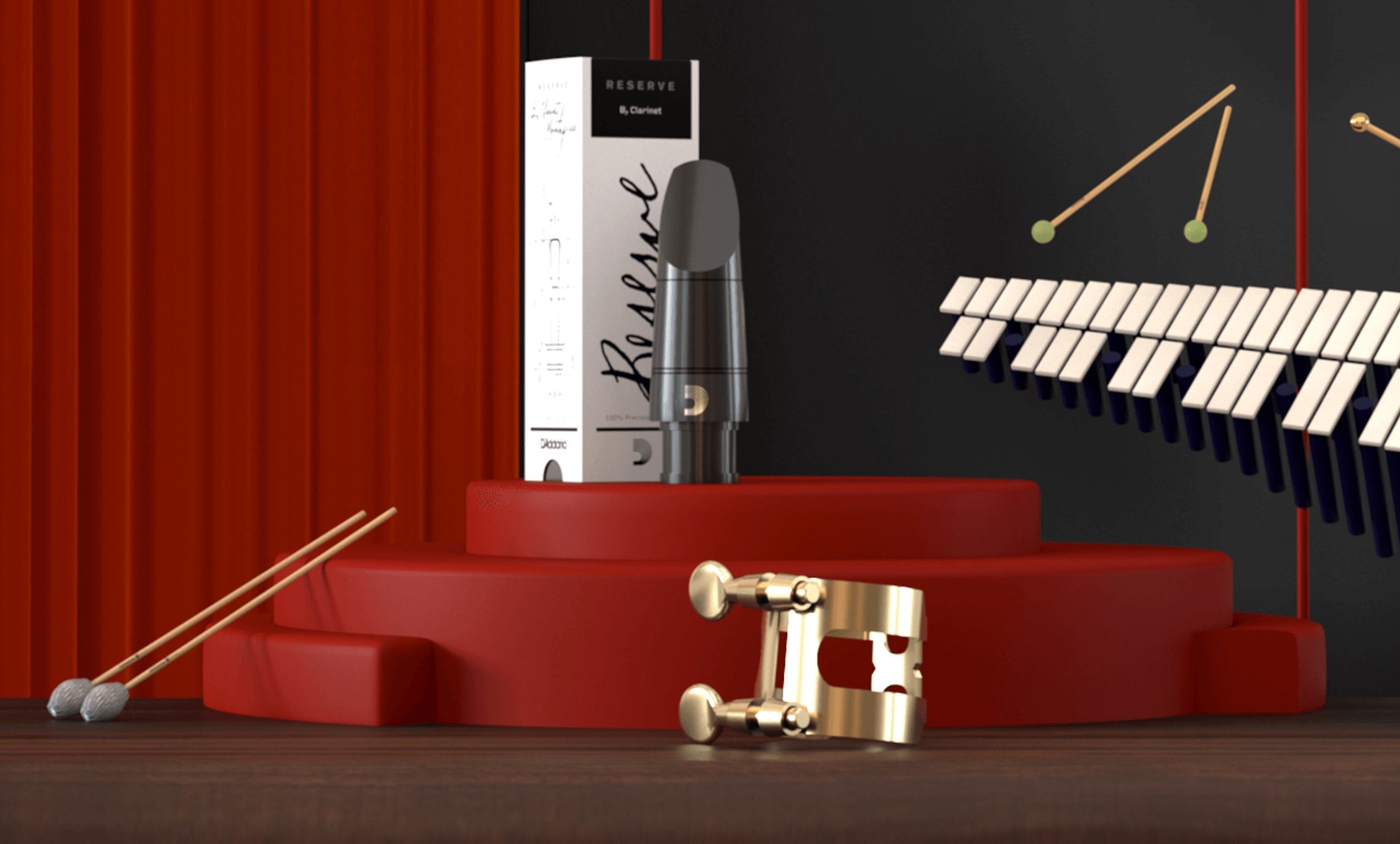 concert band reeds, mallets, & ligatures