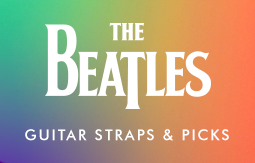 THE BEATLES STRAPS, PICKS, & DRUMHEADS