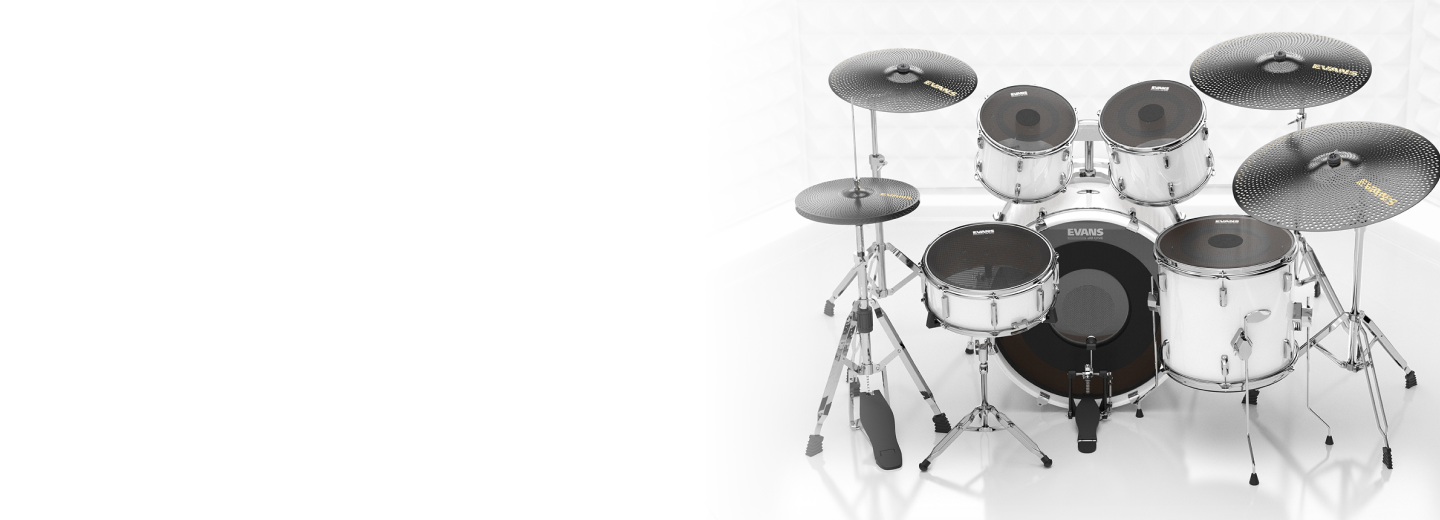 Low Volume Cymbals & Mesh Drumheads