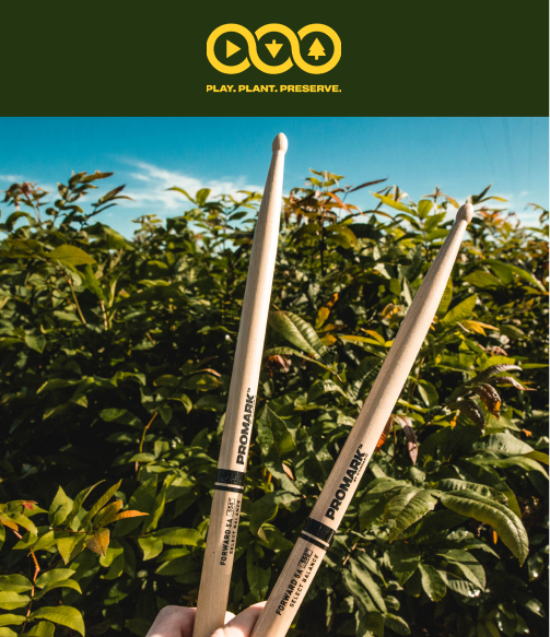 Play. Plant. Preserve drumstick initiative