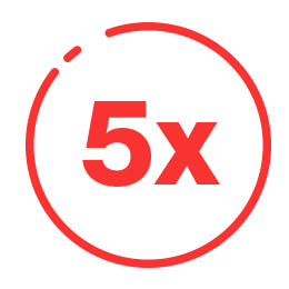 5x