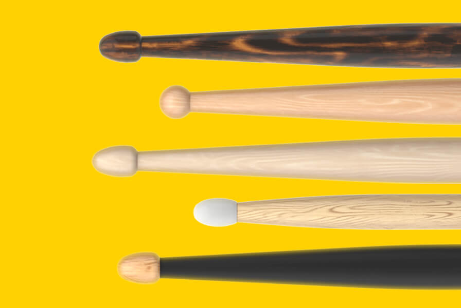 Sticks clearance for drums
