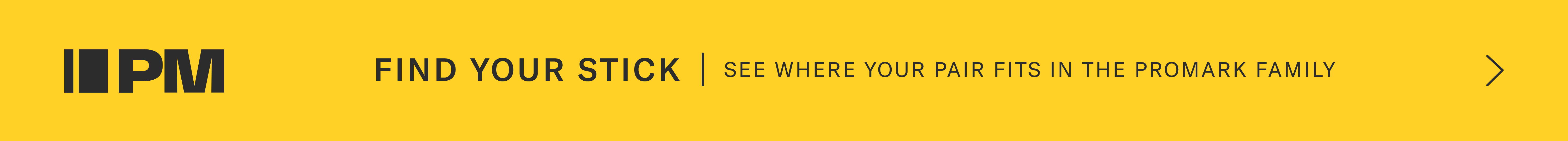 Find your stick banner