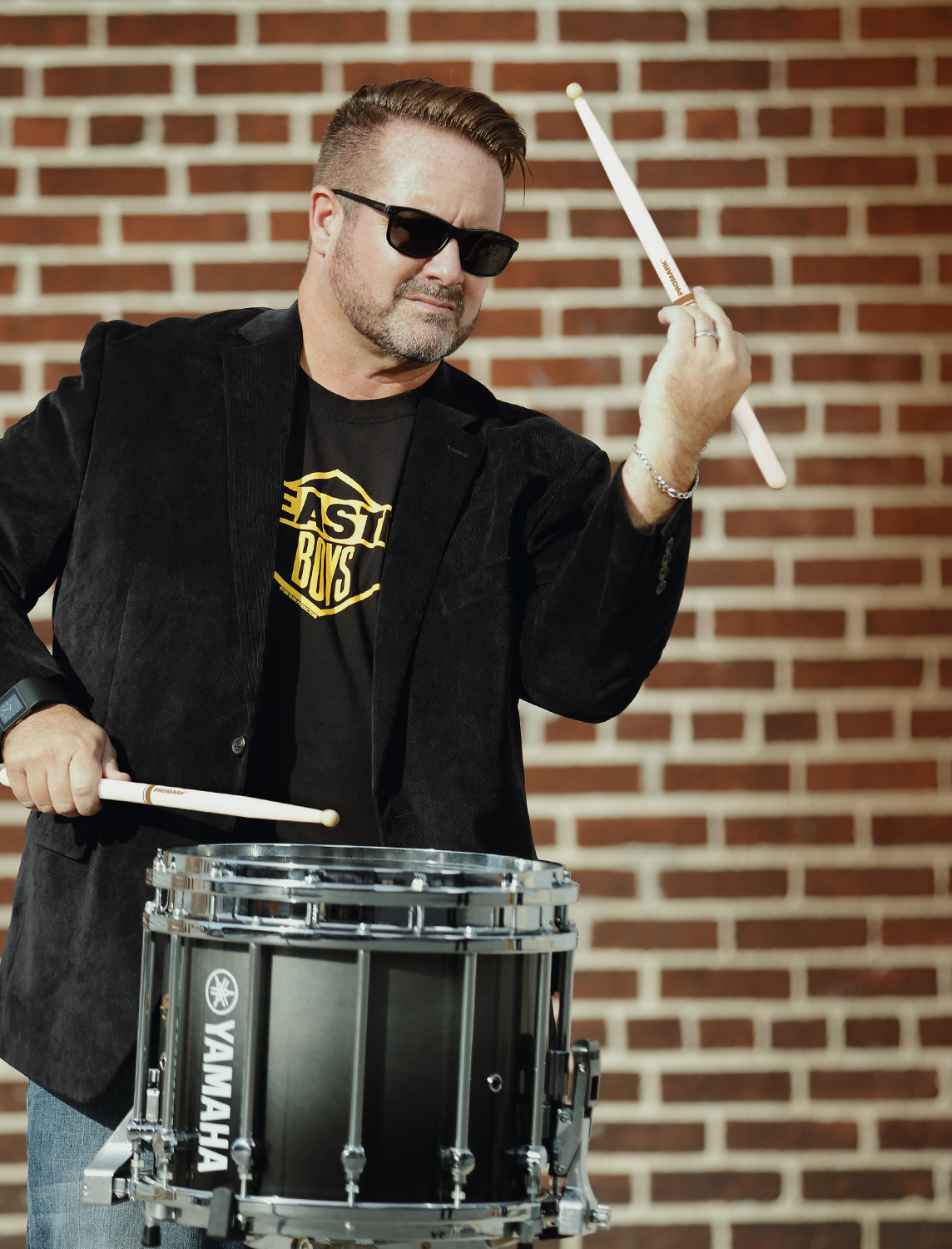Mike McIntosh playing drums