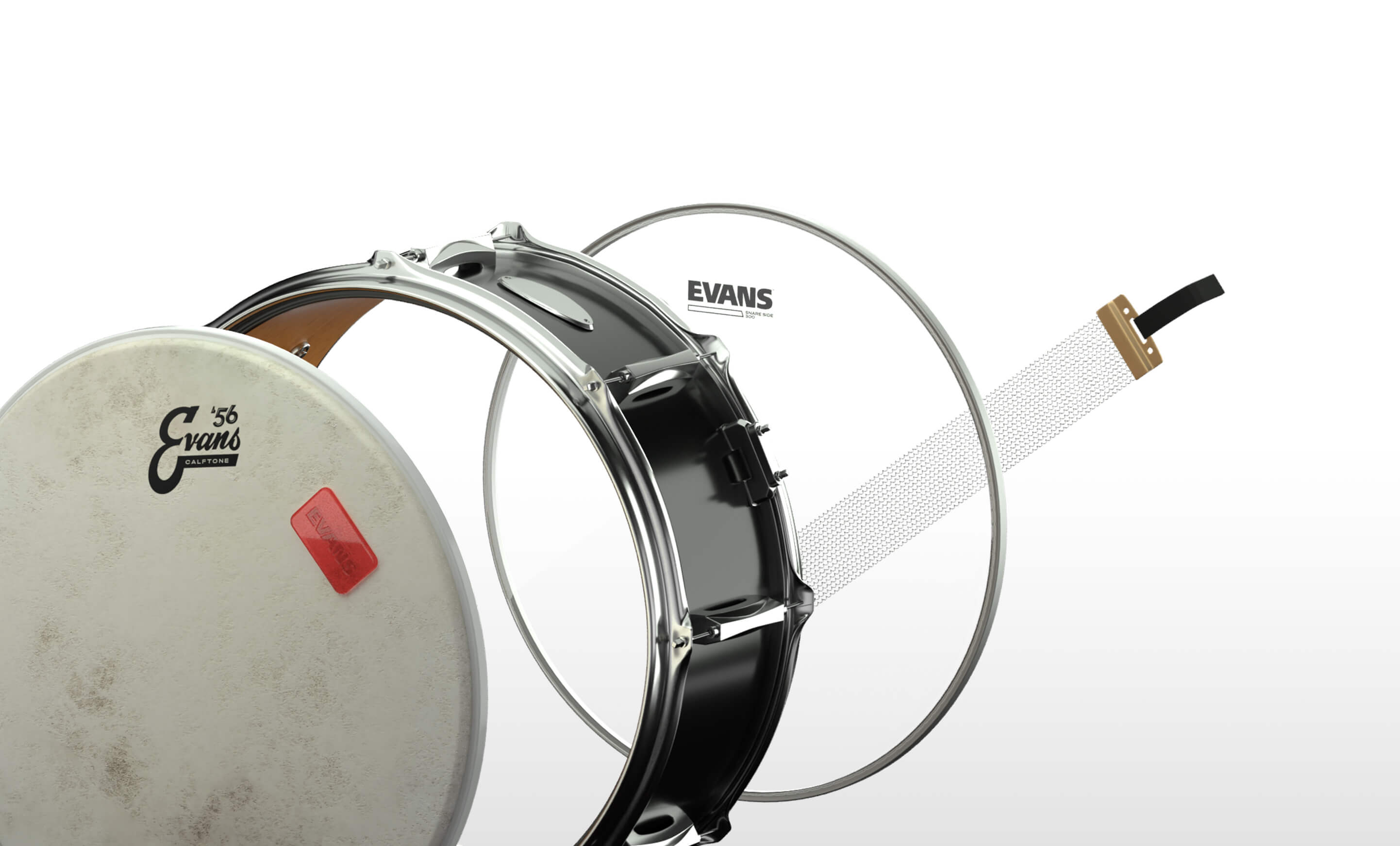 Evans calftone snare kit