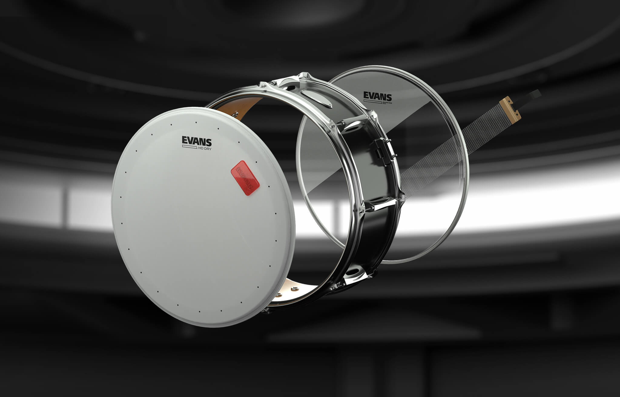 Evans hd dry snare head deals