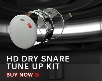 Evans HD Dry snare drum kit