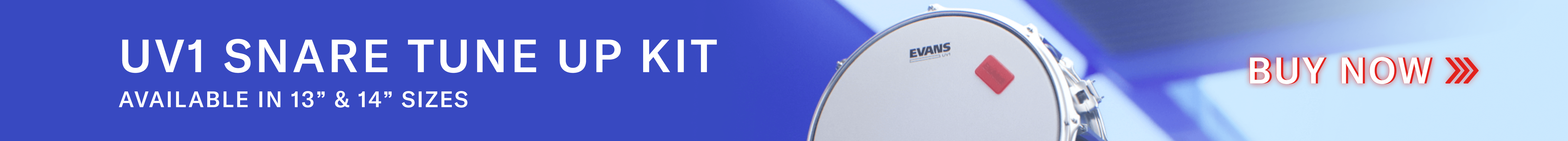 Evans UV1 snare kit