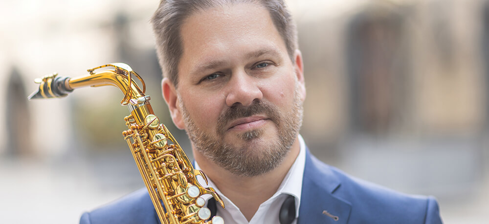 André Cimiotti, professional Saxophonist.