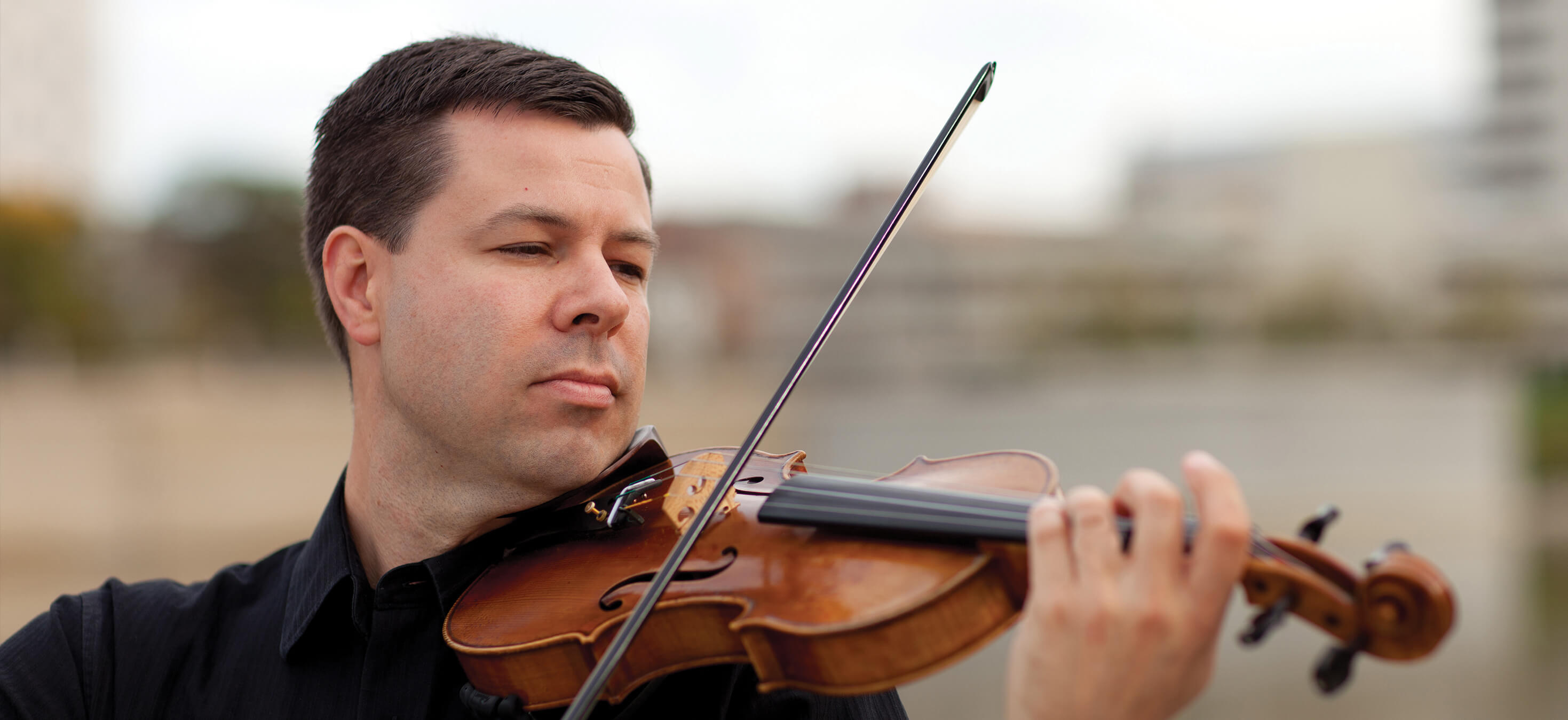 Charles Laux, professional violinist 