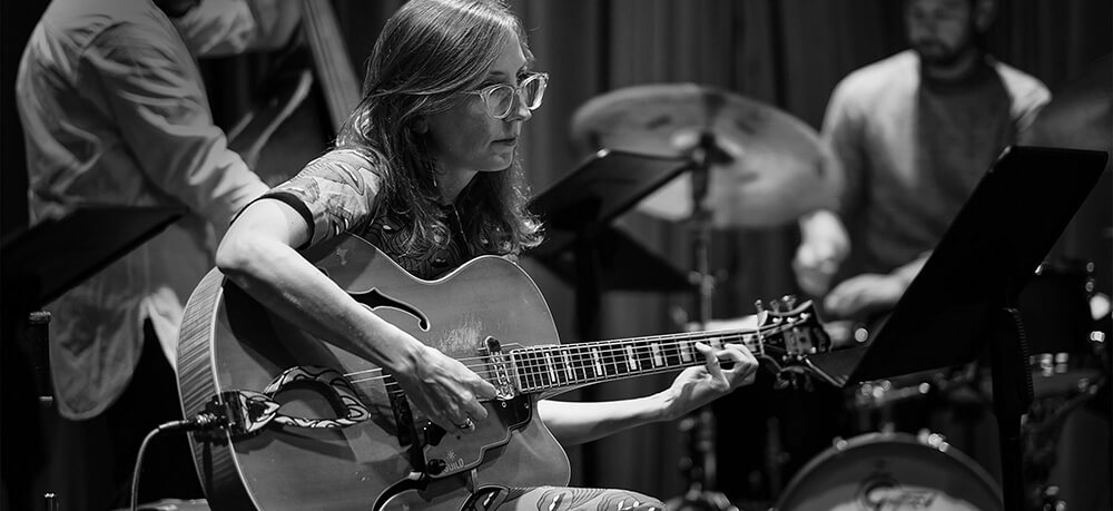 Mary Halvorson, professional guitarist 