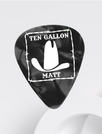 "Ten Gallon Matt" pick