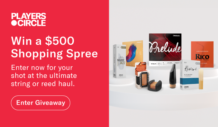 D'Addario Shopping Spree Giveaway