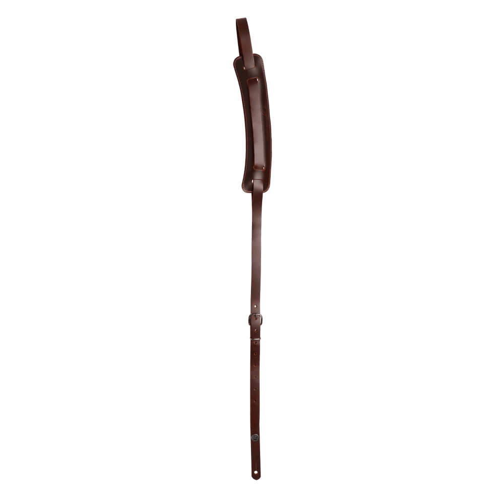 D'Addario John Lennon Signature Strap Brown Leather w/Pad
