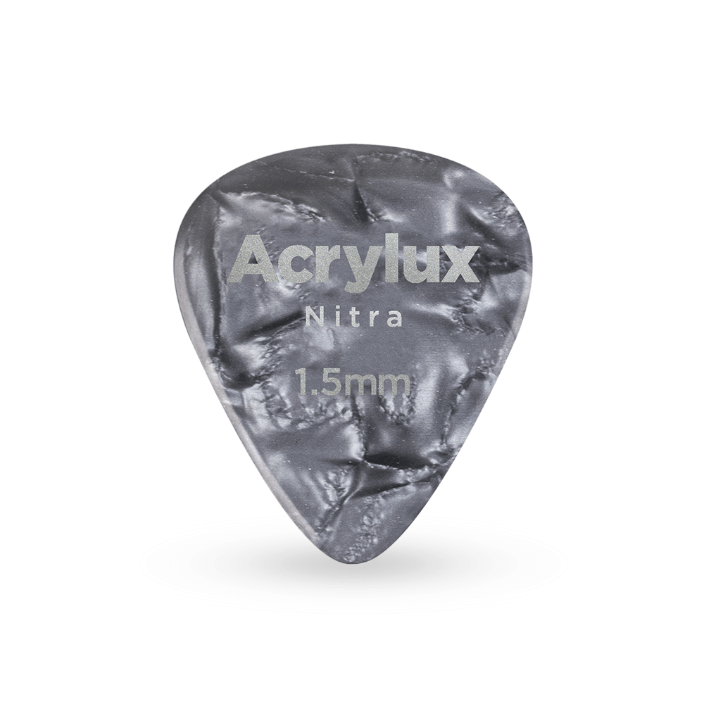 D'Addario Acrylux Nitra Standard Guitar Pick 1.5MM, 25-pack