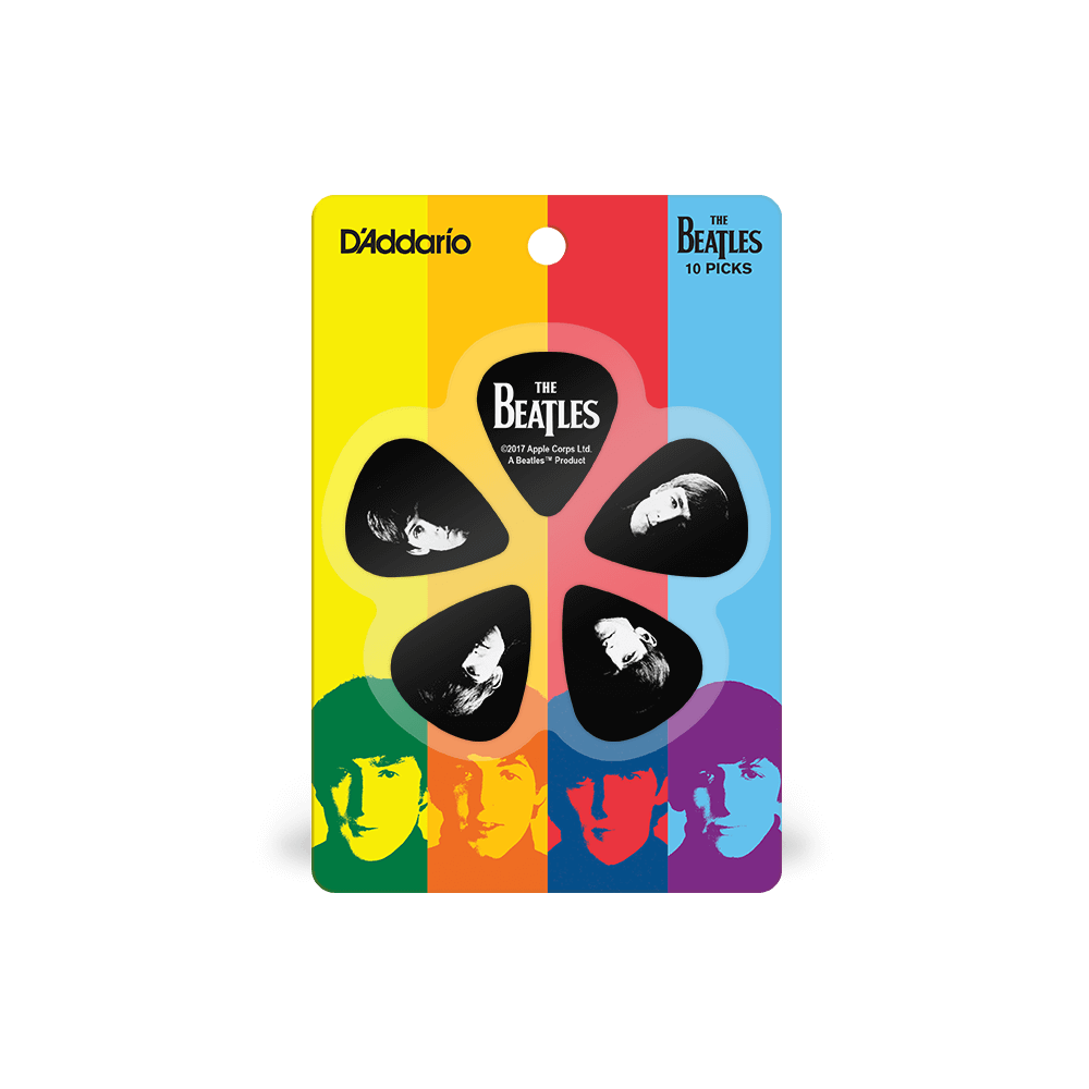 D'Addario Beatles Guitar Picks, Meet The Beatles, 10 pack, Heavy