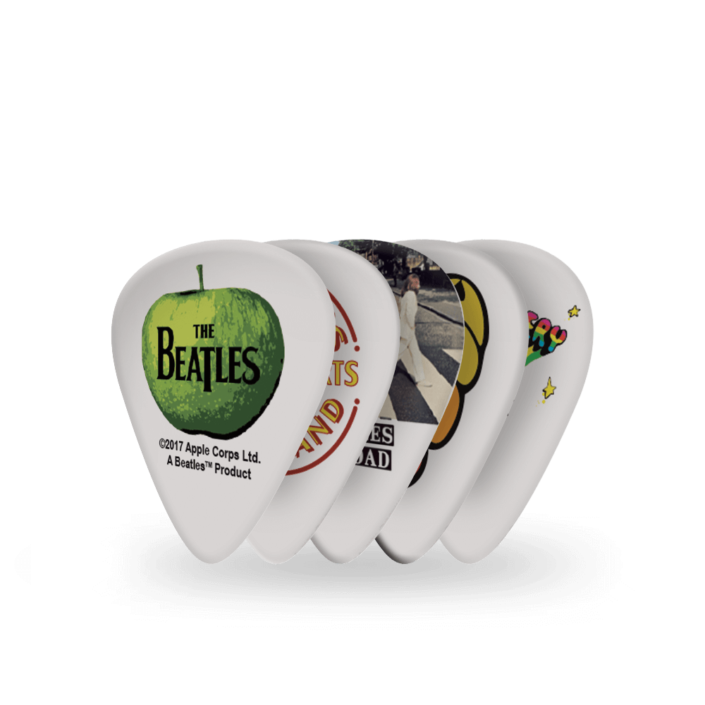 D'Addario Beatles Guitar Picks, Albums 10 pack, Thin
