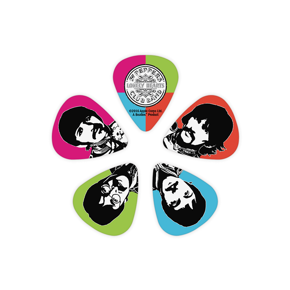 D'Addario Sgt. Pepper's Lonely Hearts Club Band 50th Anniversary Light Gauge Guitar Picks
