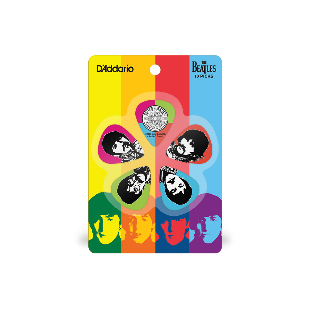D'Addario Sgt. Pepper's Lonely Hearts Club Band 50th Anniversary Light Gauge Guitar Picks
