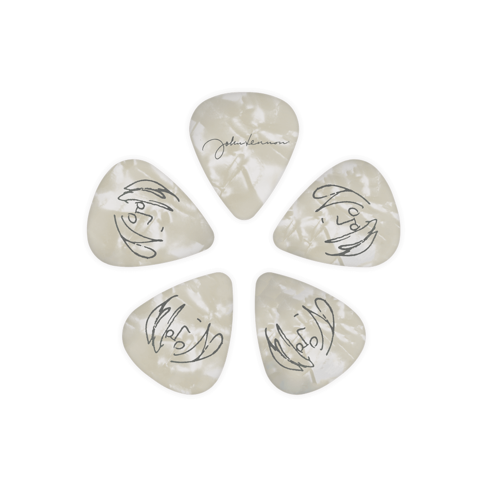 John Lennon Signature Guitar Picks, Medium Gauge (.70mm) 10-Pack