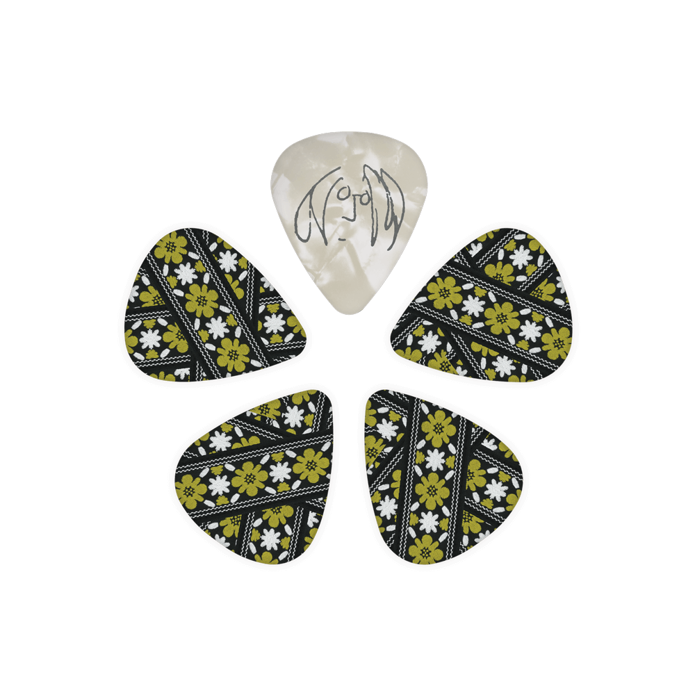 John Lennon Rooftop Guitar Picks, Medium Gauge (.70mm) 10-Pack