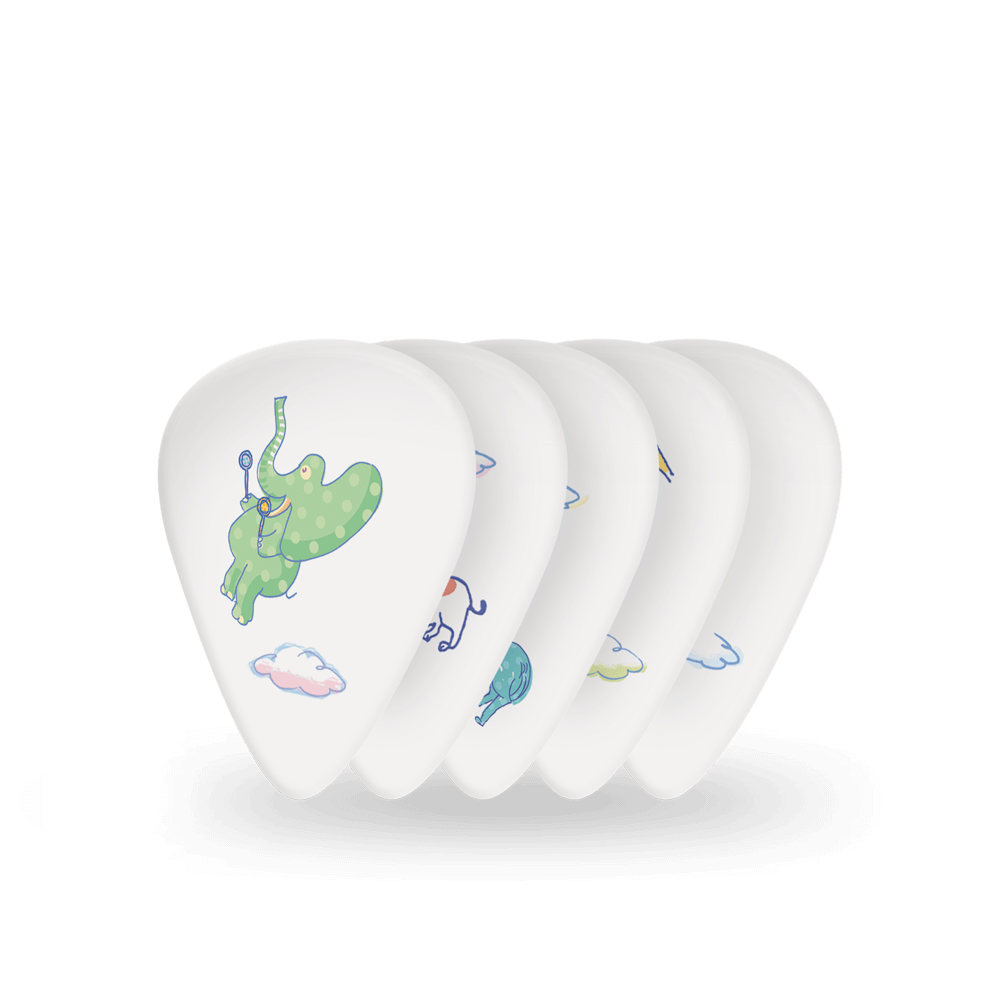 D'Addario John Lennon Art Series Picks - Imagine Animals