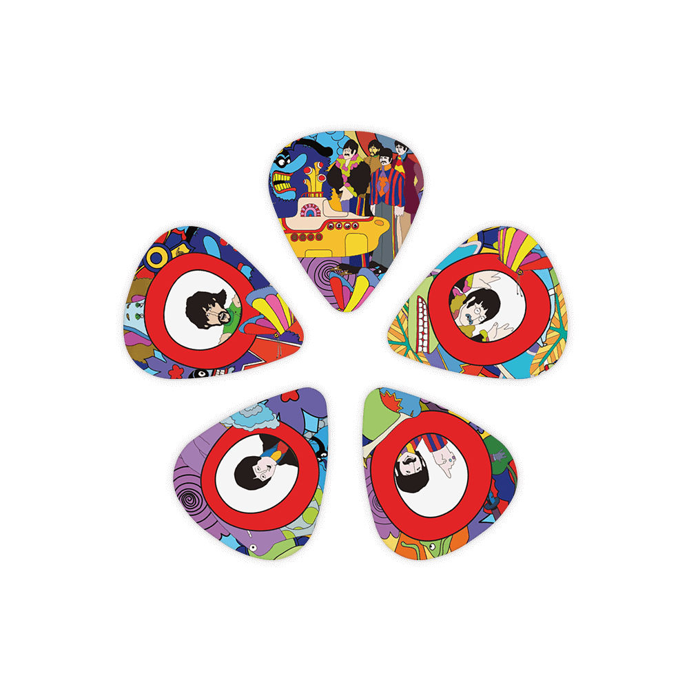 D'Addario Yellow Submarine 50th Anniversary Medium Gauge Guitar Picks
