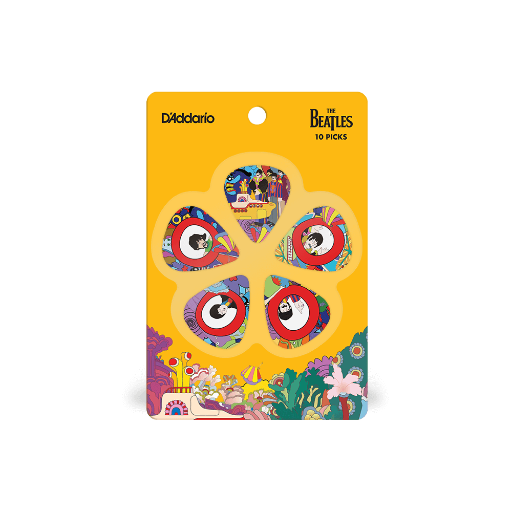 D'Addario Yellow Submarine 50th Anniversary Medium Gauge Guitar Picks