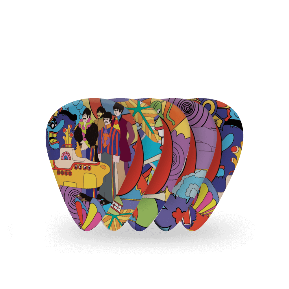 D'Addario Yellow Submarine 50th Anniversary Medium Gauge Guitar Picks