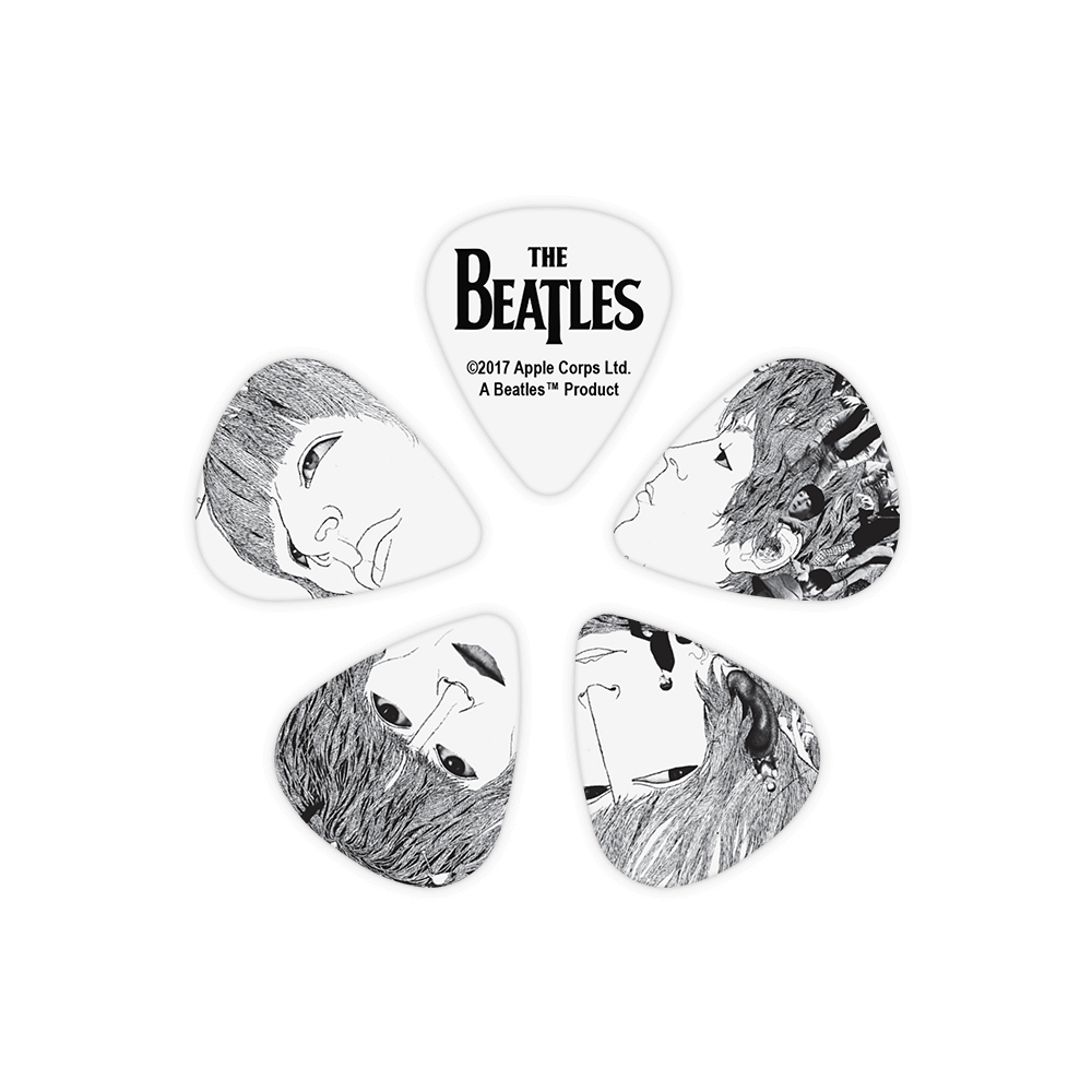 D'Addario Beatles Guitar Picks, Revolver, 10 pack, Heavy