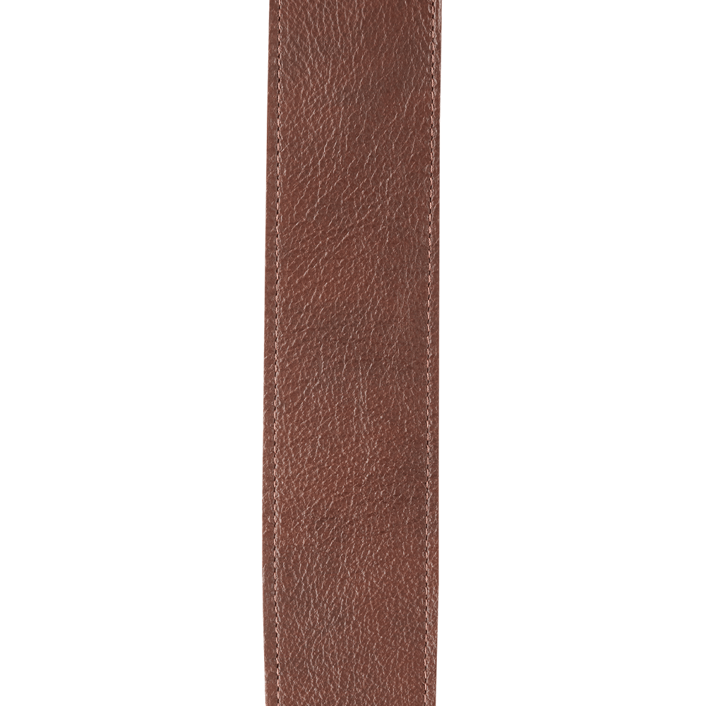 D'Addario Slim Garment Leather Guitar Strap, Brown
