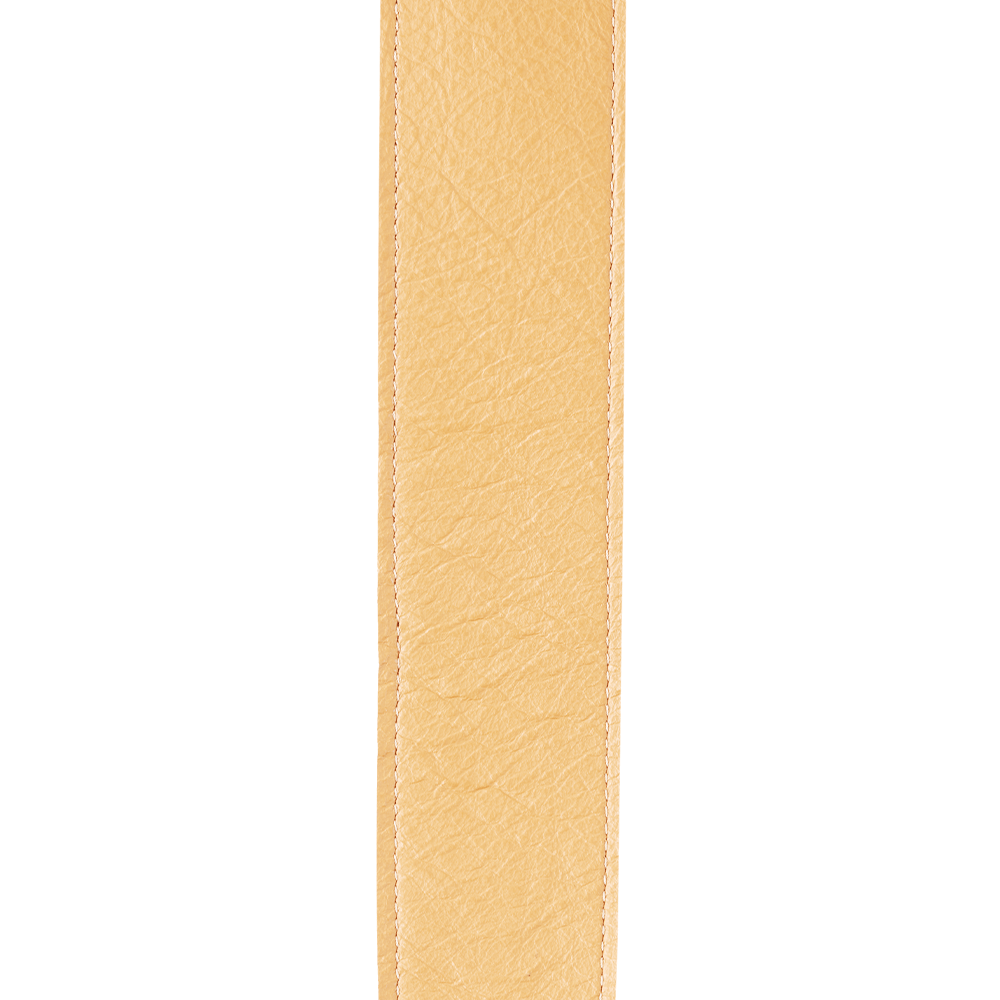 D'Addario Slim Garment Leather Guitar Strap, Yellow