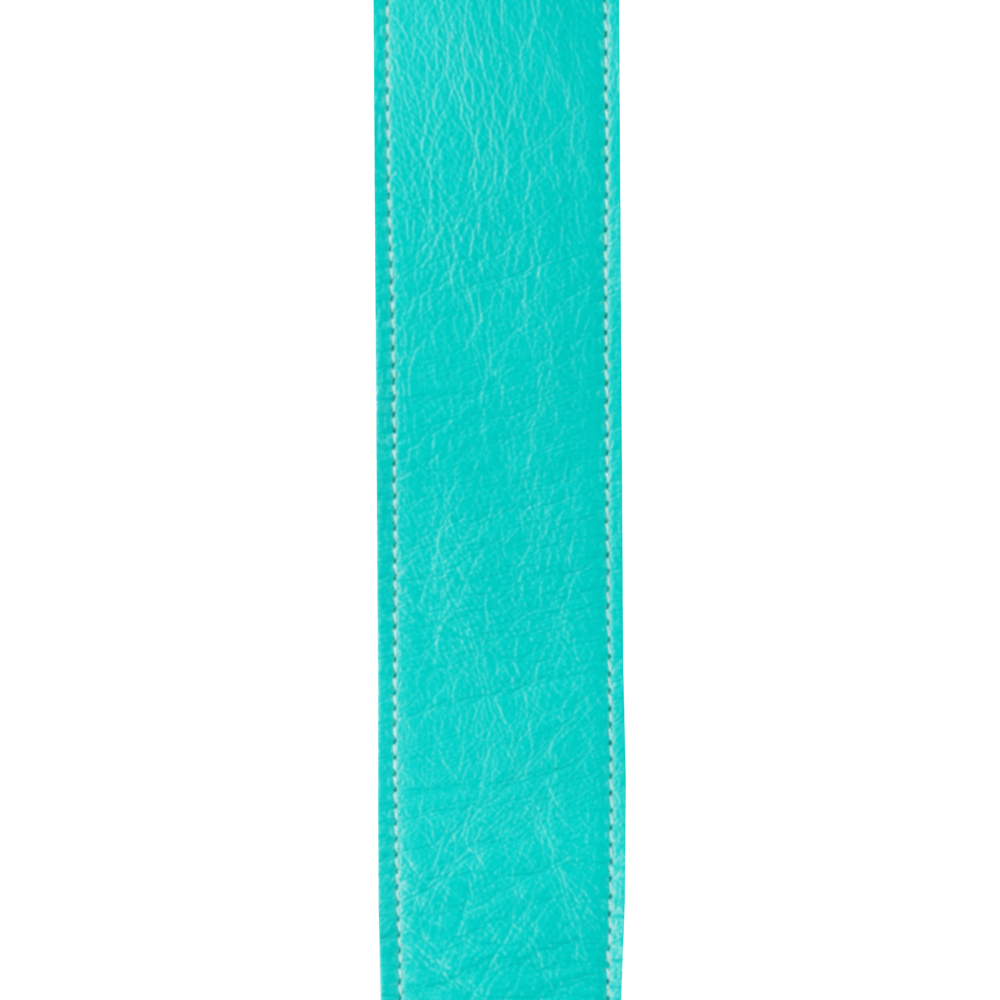 D'Addario Slim Garment Leather Guitar Strap, Teal