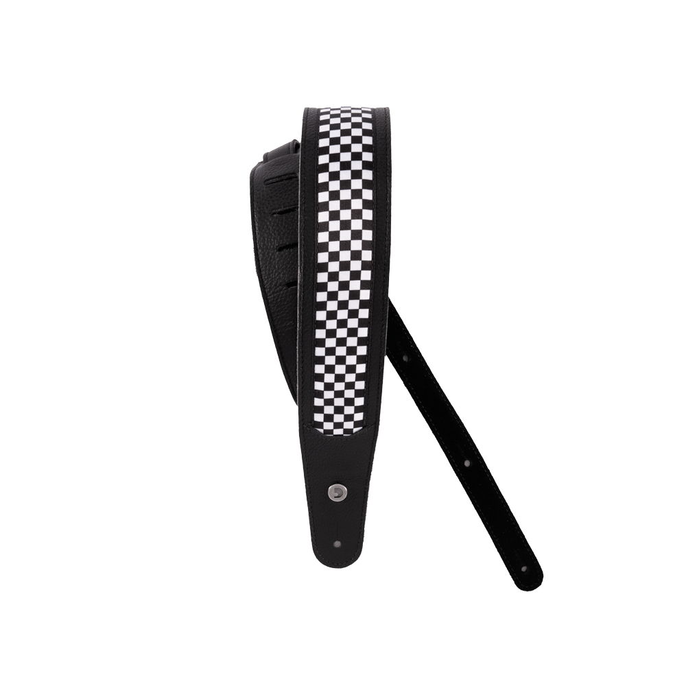 Checkerboard guitar strap deals