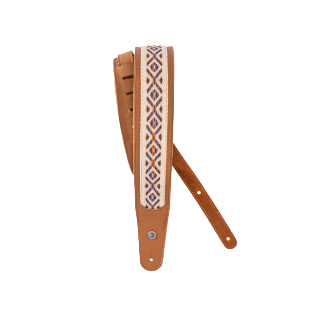 Hybrid Leather Guitar Strap, Desert
