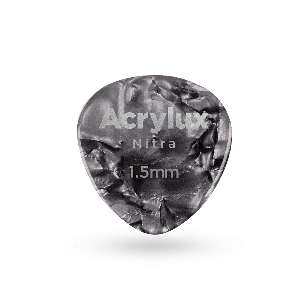 D'Addario Acrylux Nitra Mandolin Pick, 1.5MM, Bulk 25-Pack