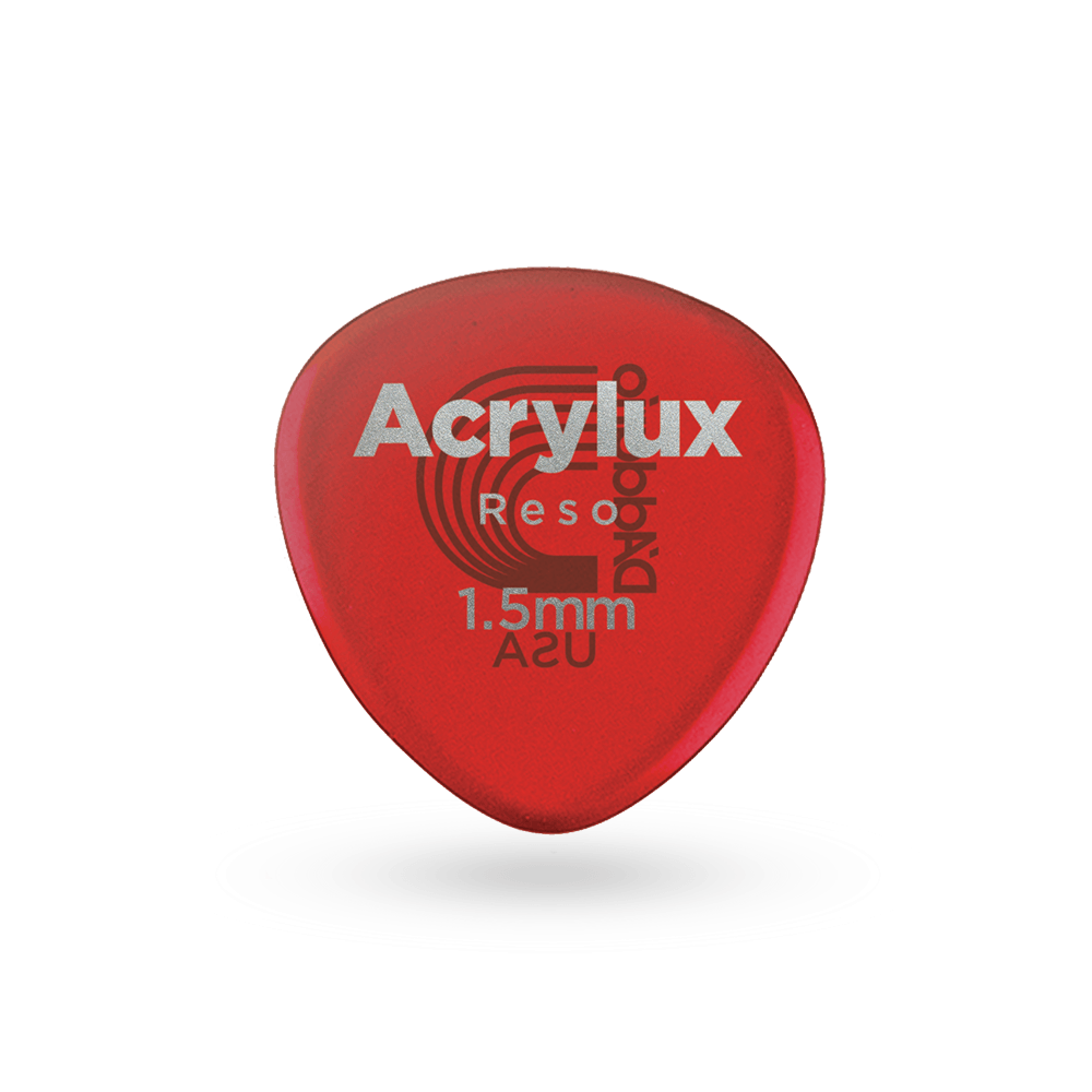 D'Addario Acrylux Reso Mandolin Pick, 1.5MM, - pack