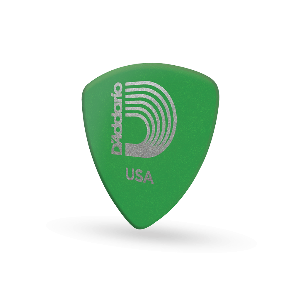 D'Addario Duralin Guitar Picks, Medium, 25 pack, Wide Shape