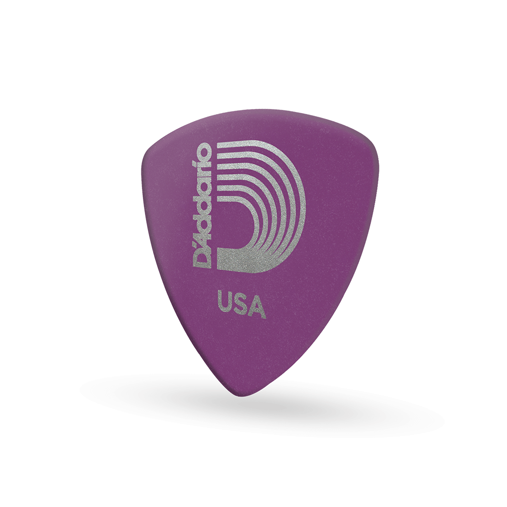 D'Addario Duralin Guitar Picks, Heavy, 100 pack, Wide Shape
