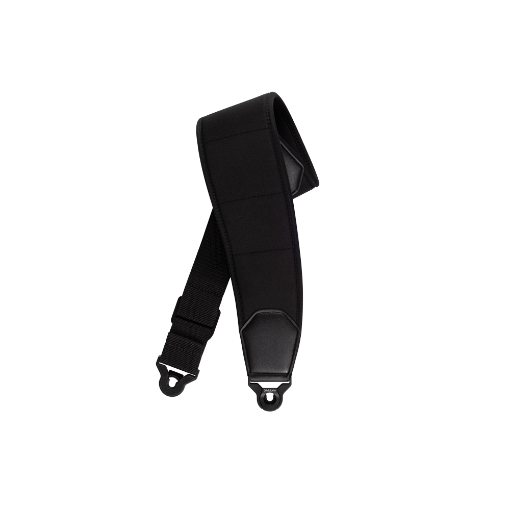 D'Addario Comfort Neoprene Auto Lock Guitar Strap, Black
