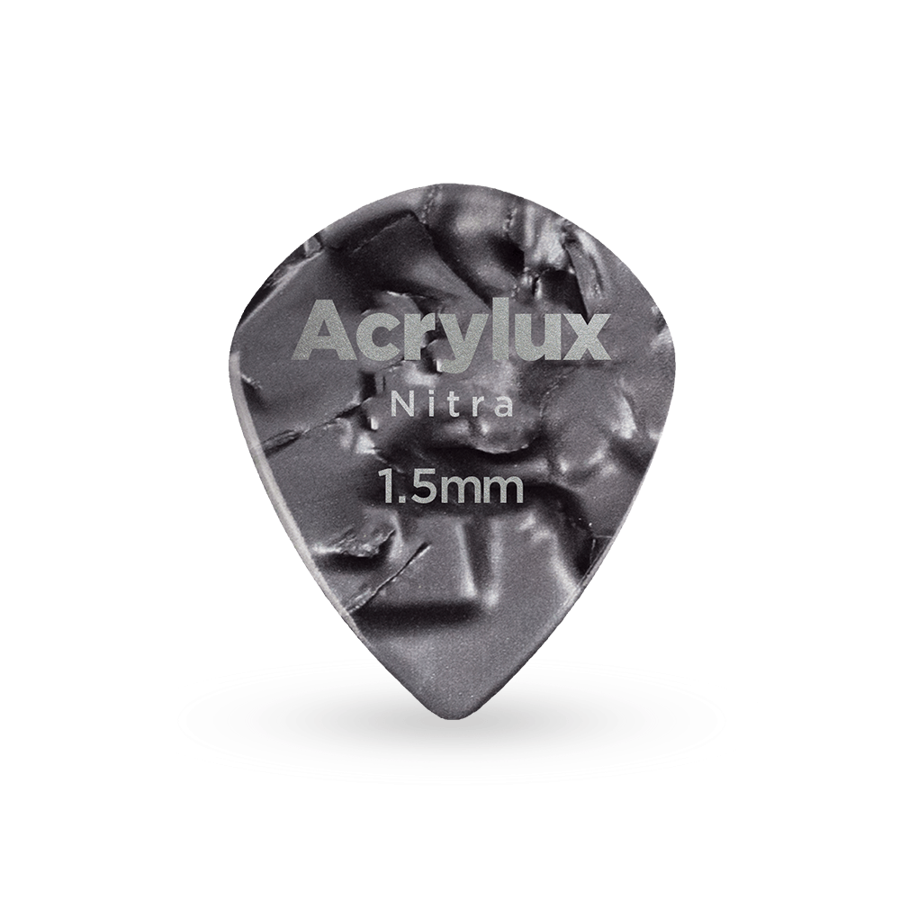 D'Addario Acrylux Nitra Jazz Guitar Pick 1.5MM, 3-pack