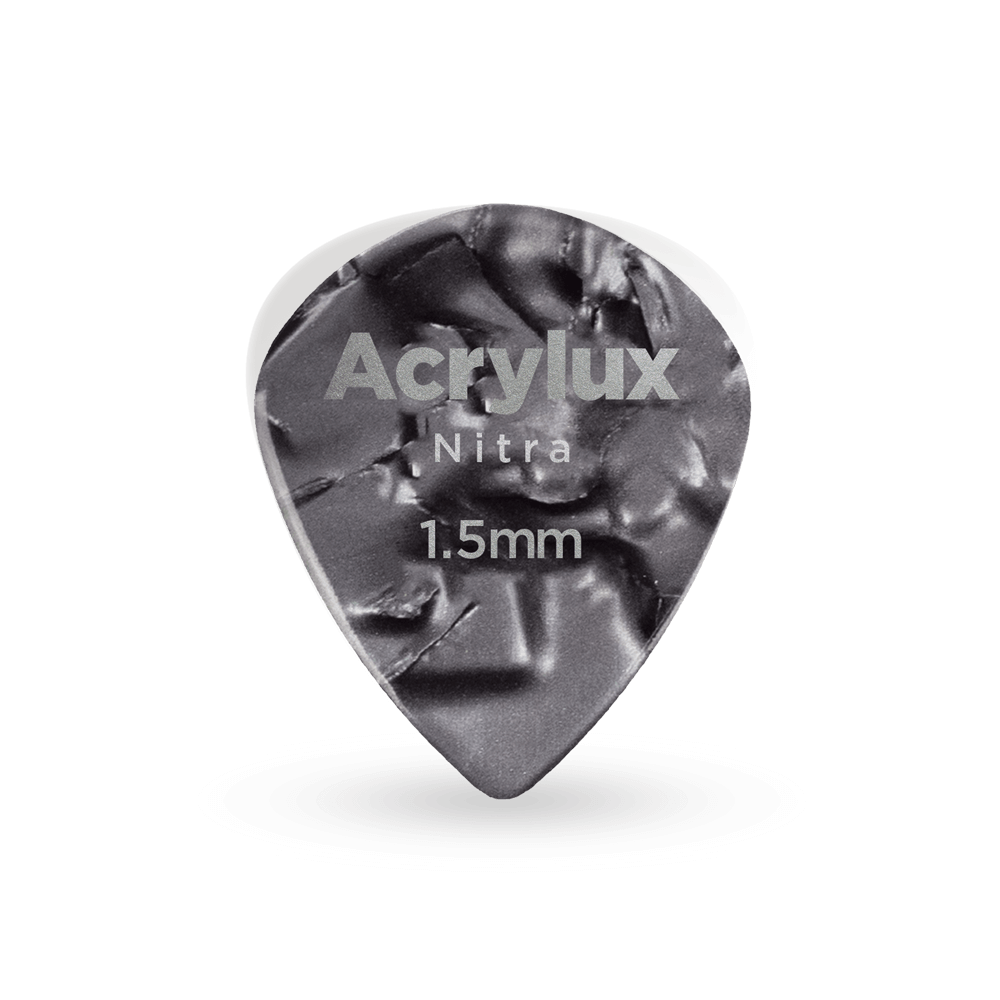 D'Addario Acrylux Nitra Jazz Guitar Pick 1.5MM, 2-Pack