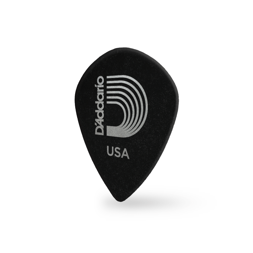 D'Addario Black Ice Guitar Picks, 25 pack, Heavy