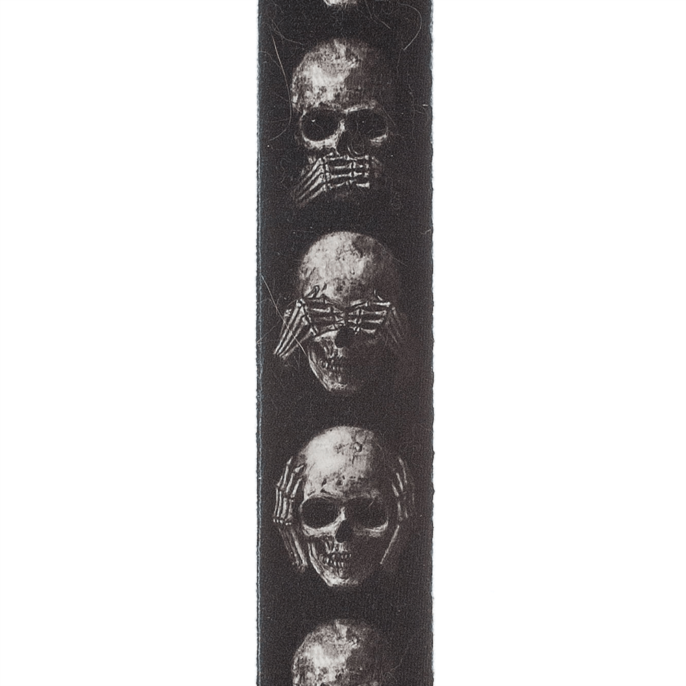 D'Addario Alchemy Guitar Strap, Muted Skulls