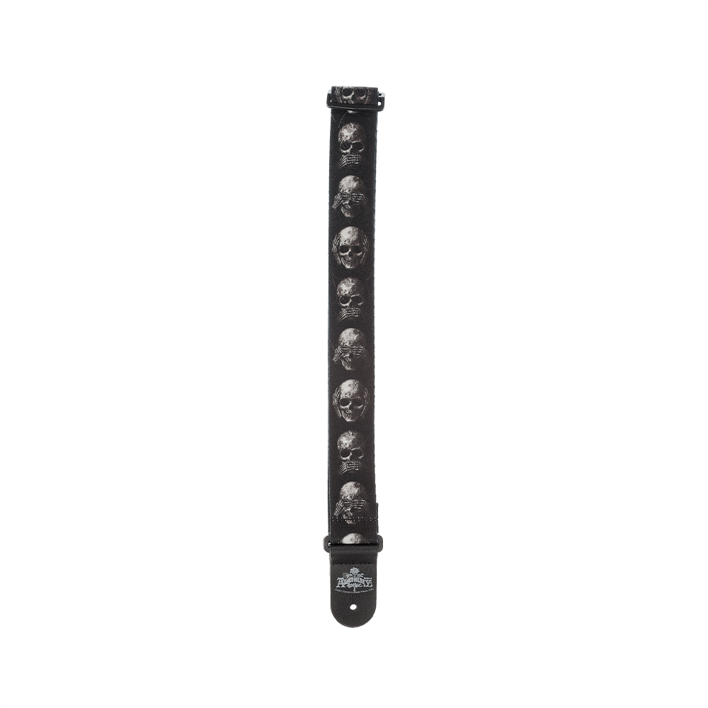 D'Addario Alchemy Guitar Strap, Muted Skulls