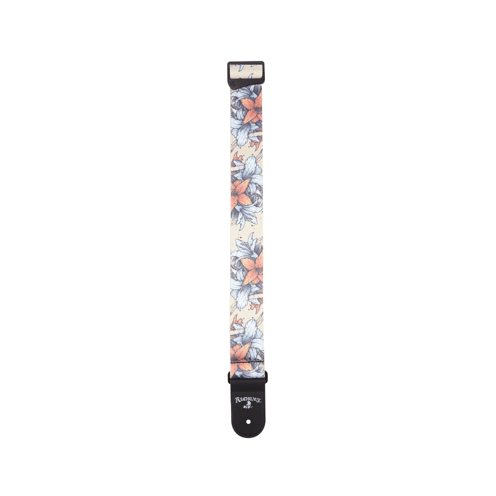 D'Addario Alchemy Guitar Strap, Death in Bloom